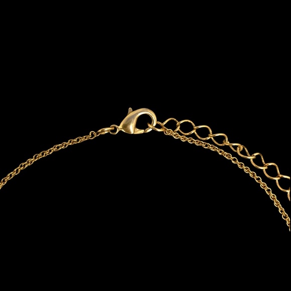 Vintage AVON SP Gold Tone Virgo Pendant with Rhinestone Charm Necklace - Picture 6 of 8